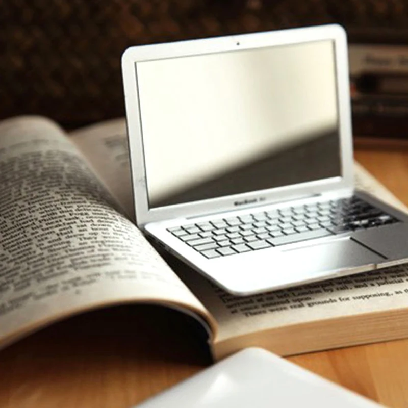 Портативный мини милый карманный ноутбук стиль прозрачное стекло женские