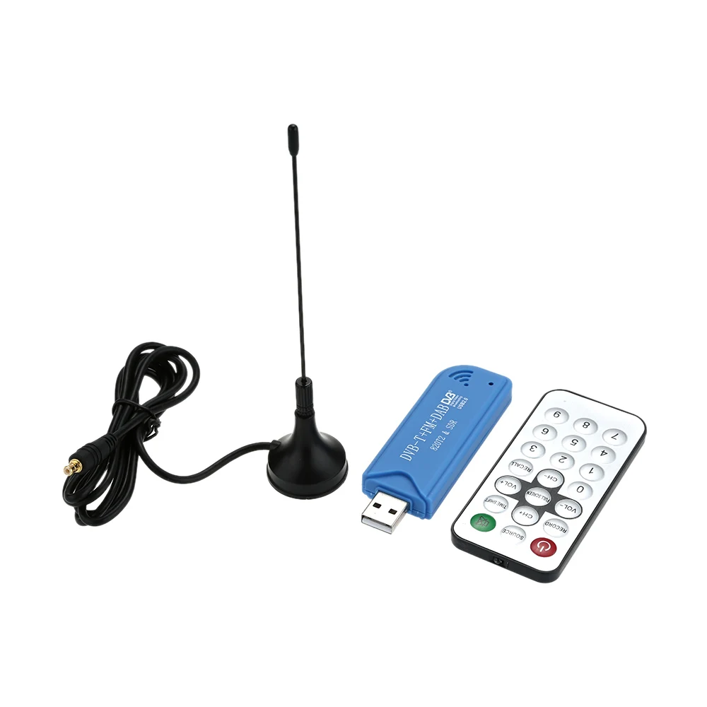 Портативный цифровой USB 3. 0 мини ТВ адаптер DVB T + DAB FM RTL2832U R820T2 Поддержка SDR тюнер