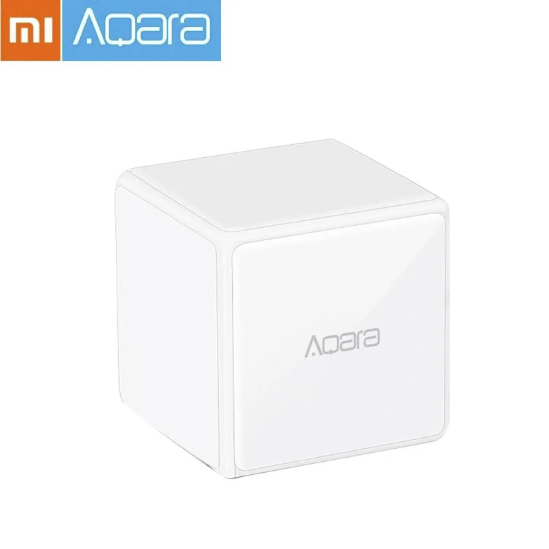 Xiaomi Aqara Cube Smart Home Controller Zigbee Version Controlled By 6 Actions For Device Work with Mijia App | Электроника