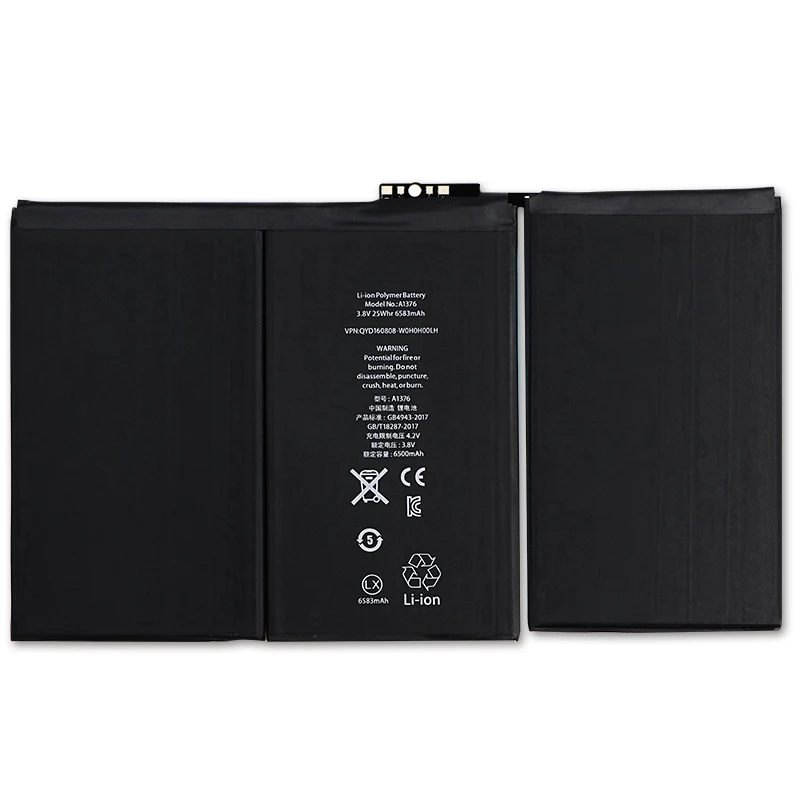 JRZ 6500mAh A1376 A1395 аккумуляторная батарея для планшета iPad 2 2-й 0 цикл замена батареи