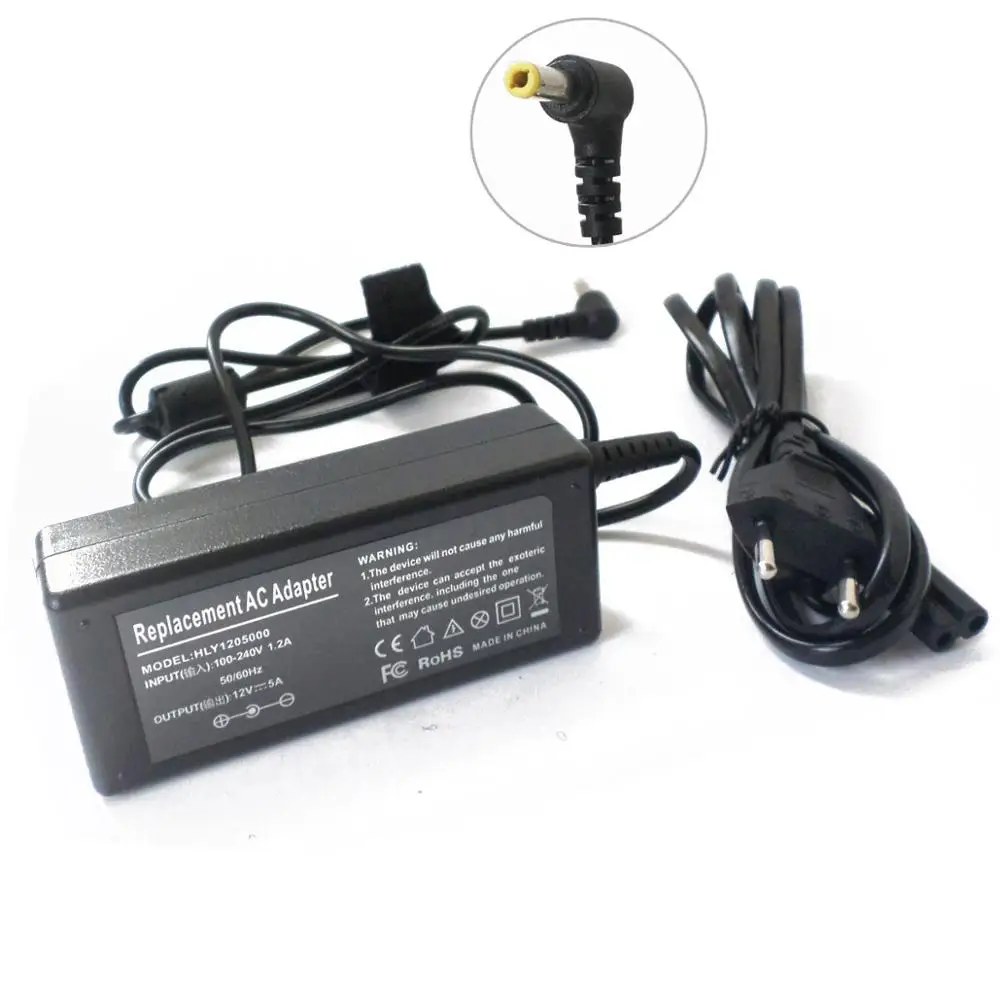 12 В 5A 60 Вт AC DC адаптер питания зарядное устройство для iMAX B6 B5 B8 ЖК монитор PSU CHI