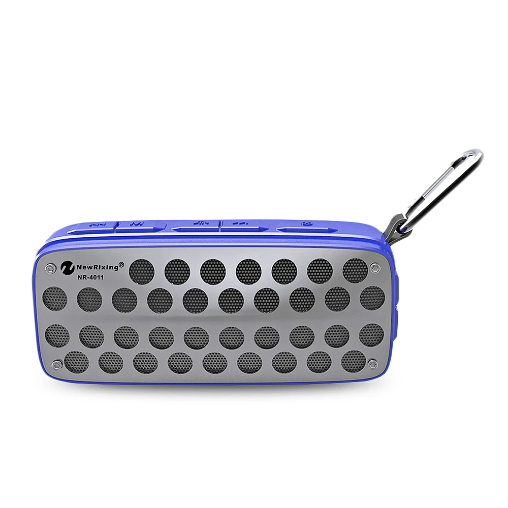 NewRixing NR 4011 Водонепроницаемая беспроводная Bluetooth колонка стереопроигрыватель