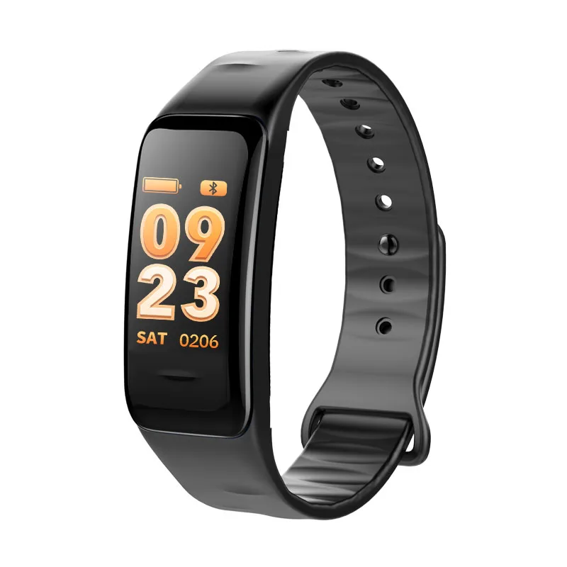 Bluetooth умный Браслет экран C1S браслет монитор сердечного ритма измерение