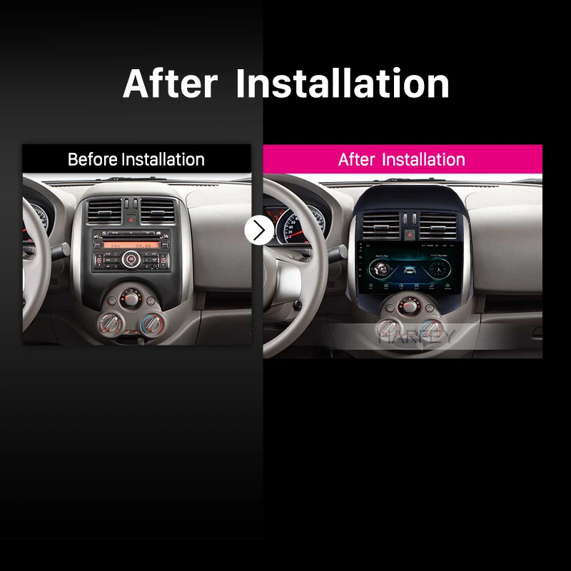 Мультимедийная система Harfey 9 &quotдля Nissan Old Sunny 2011-2013 GPS-навигация Android 1 с поддержкой