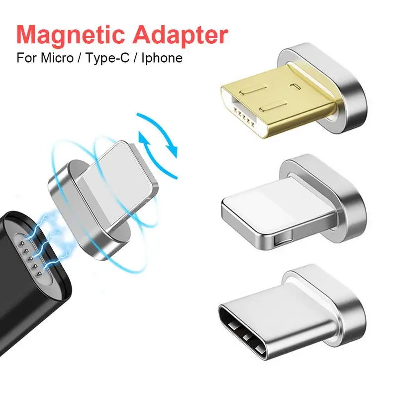 Магнитный микро разъем USB Type C магнитный зарядный кабель адаптер для IPhone IOS Android