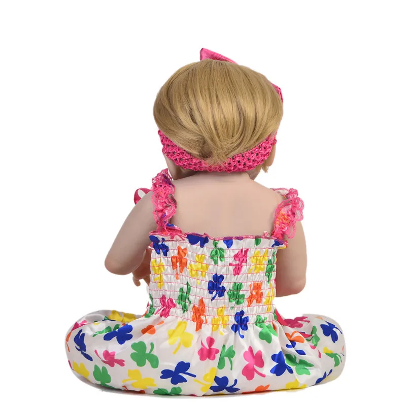 Кукла Bebe Reborn 23 дюйма Реалистичная полностью силиконовая виниловая для детей