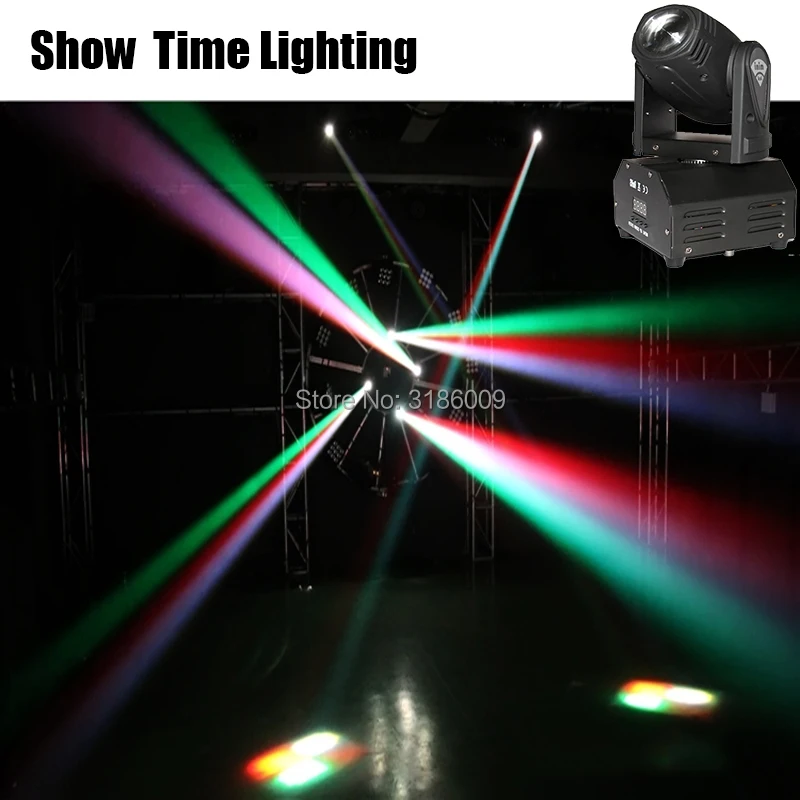 

10W RGBW Mini Led Beam Moving Head 10W Spot Wash RGBW 4 In 1 Stage Effect DMX 512 Control KTV DJ Party Lite