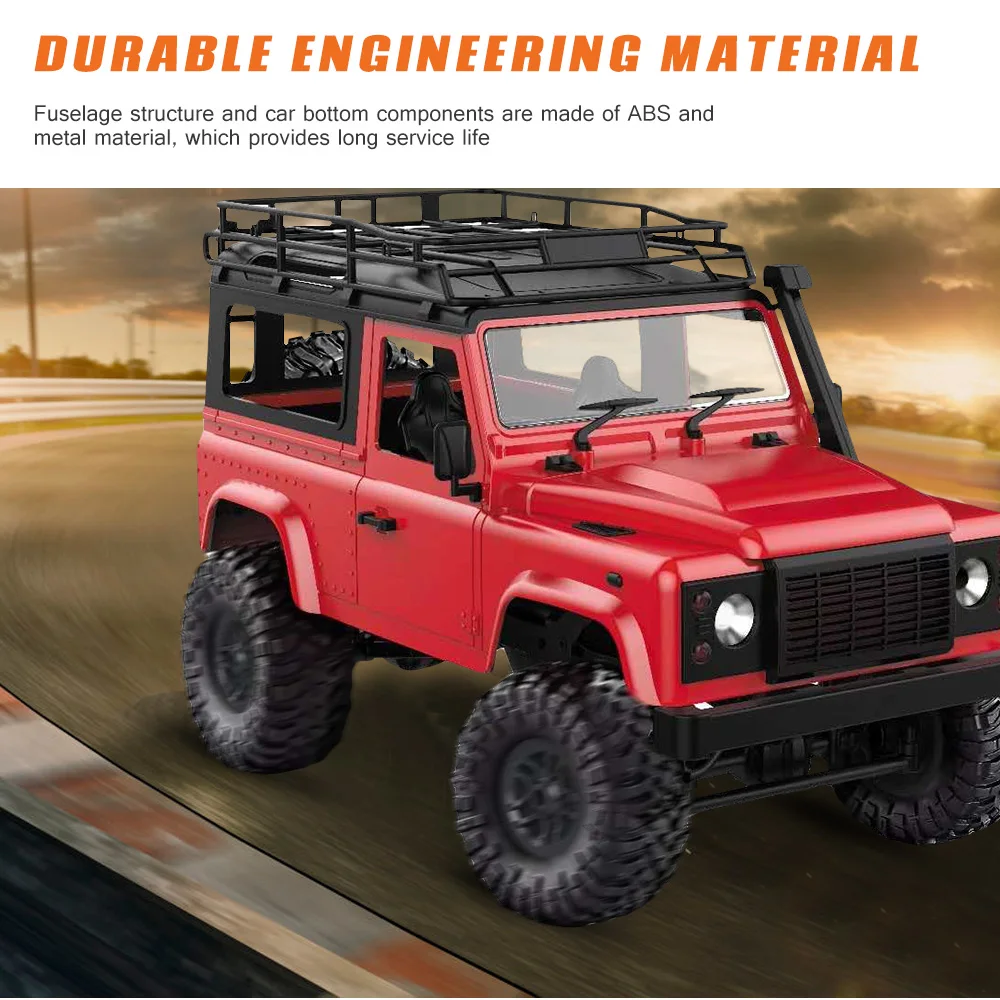 MN 90 1/12 2 4 г 4WD RC АВТОМОБИЛЬ W/светодиодный спереди свет средства ухода за кожей в