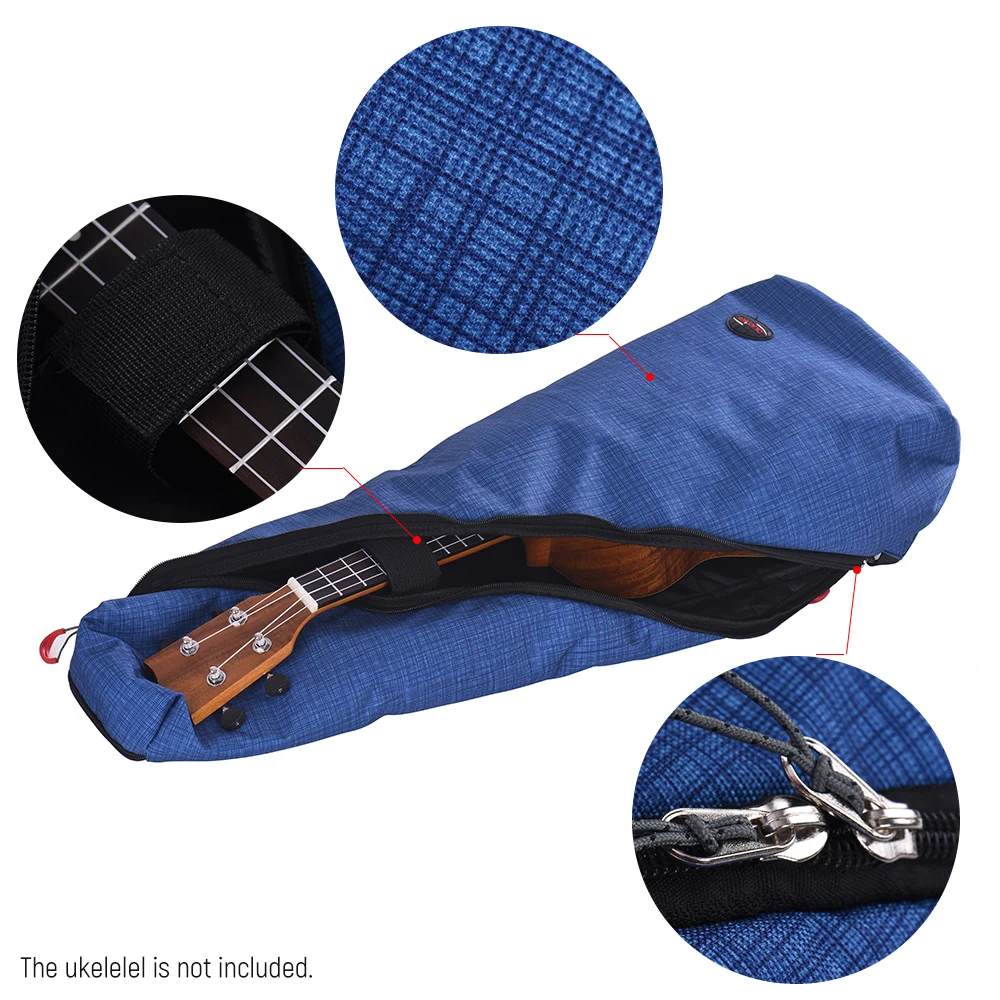26&quot 23&quot Tenor Ukelele Ukulele Uke Backpack Bag Case 10mm Sponge Padding with Double Adjustable Shoulder Strap for ukulele player | Спорт