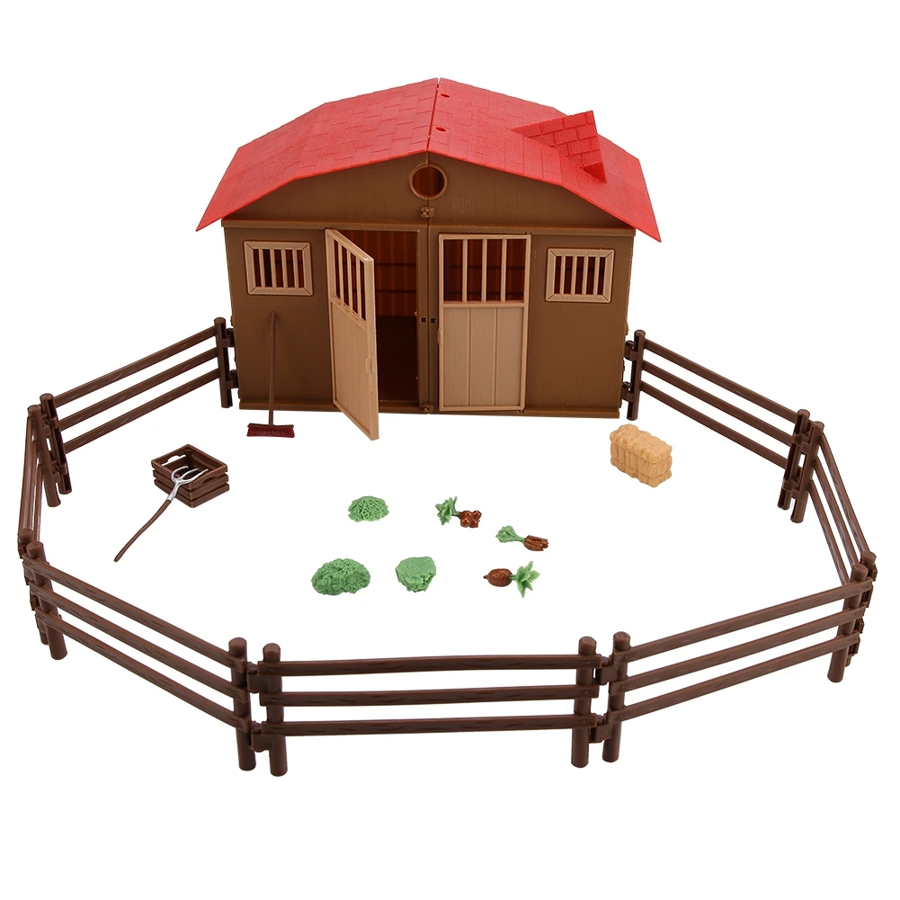 ESTINK имитация мини фермерский дом сцена модель Детская ферма DIY игрушка