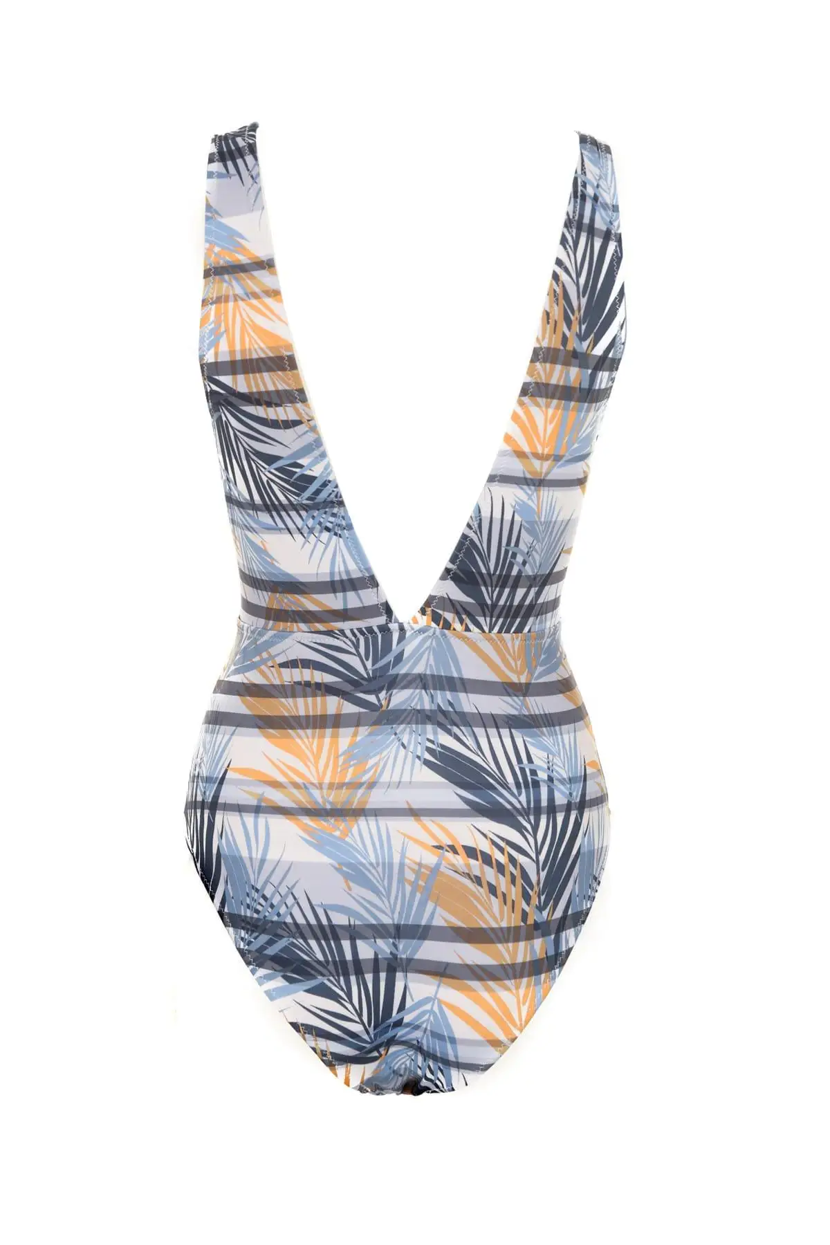 Trendyol узор купальные костюмы V-Neck TBESS19NC0039 | Спорт и развлечения