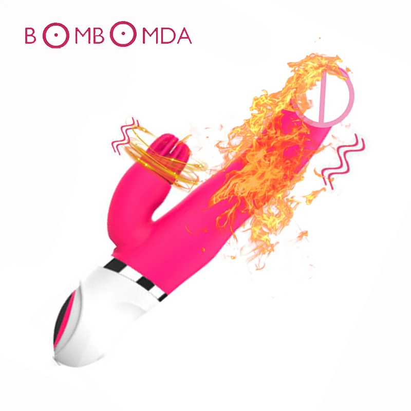 Фаллоимитатор с подогревом секс шопы вибратор Вагинальный Массажер USB зарядка