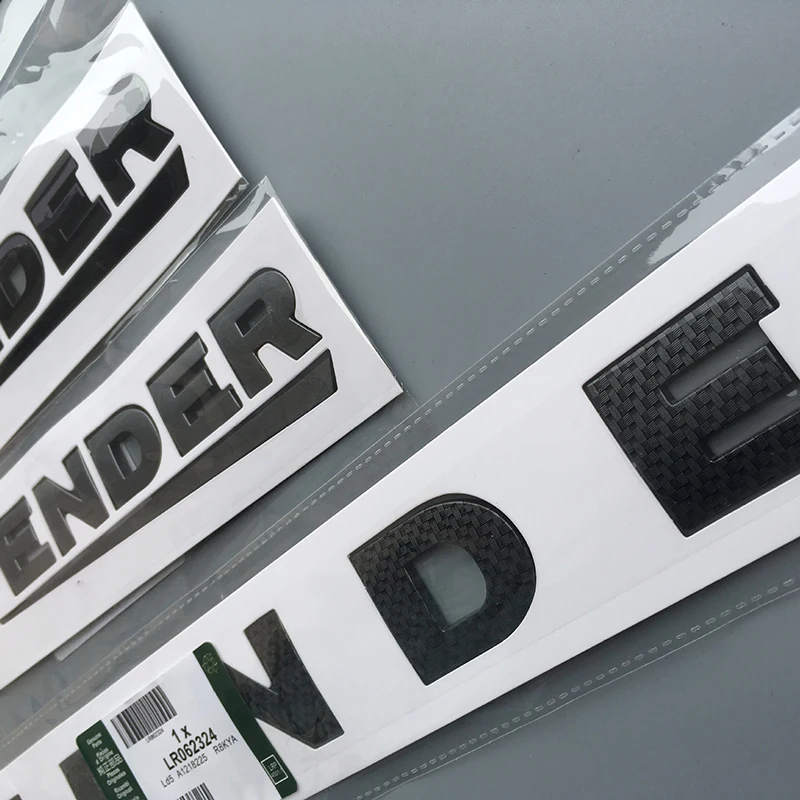 JDM Стиль автомобиля Стикеры для Land Rover DEFENDER Письмо Эмблема хвостовая часть задний