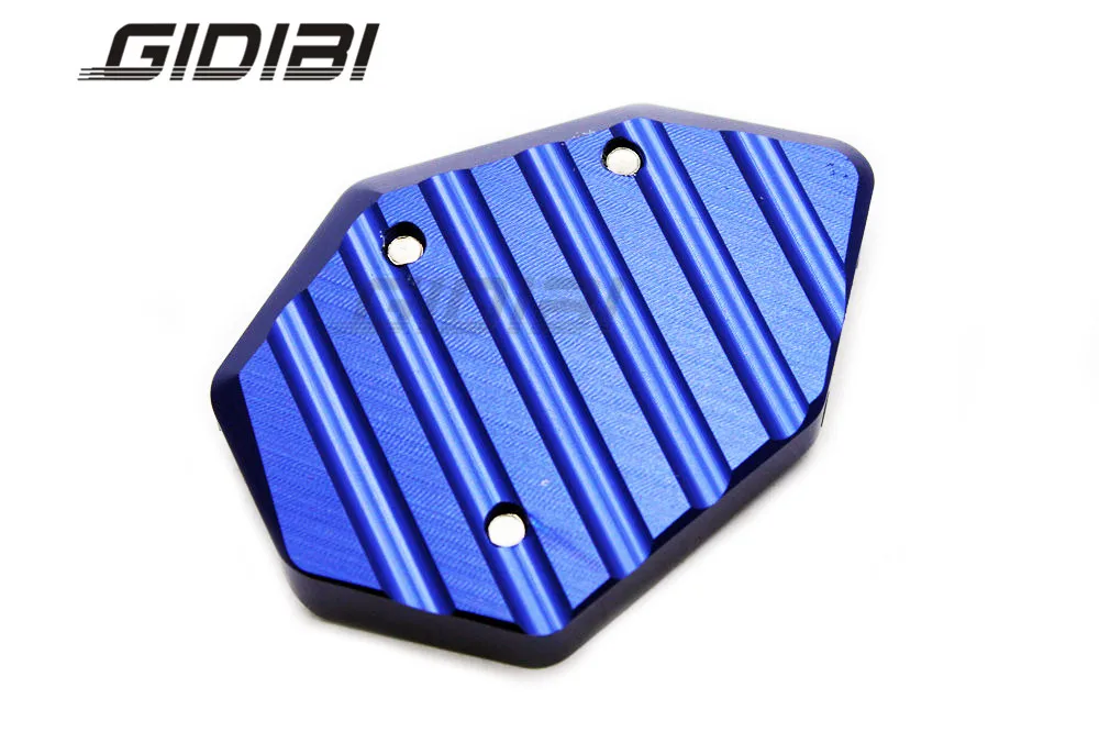 

Blue Kickstand Side Stand Plate Extension Pad For YAMAHA T-MAX 530 SX DX 2017-2018