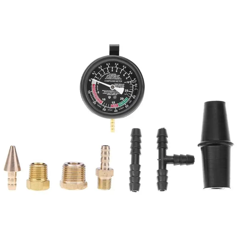 Multifunction Car Engine Vacuum Pressure Gauge Meter For Fuel System Vaccum Seal Leakage Tester | Инструменты