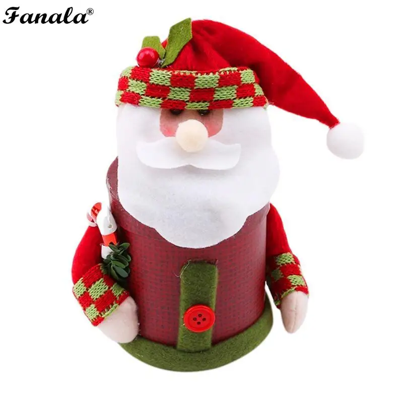 Cute Multicolor Candy Box Christmas Style Elk Snowman Old Home Decoration As Picture | Дом и сад