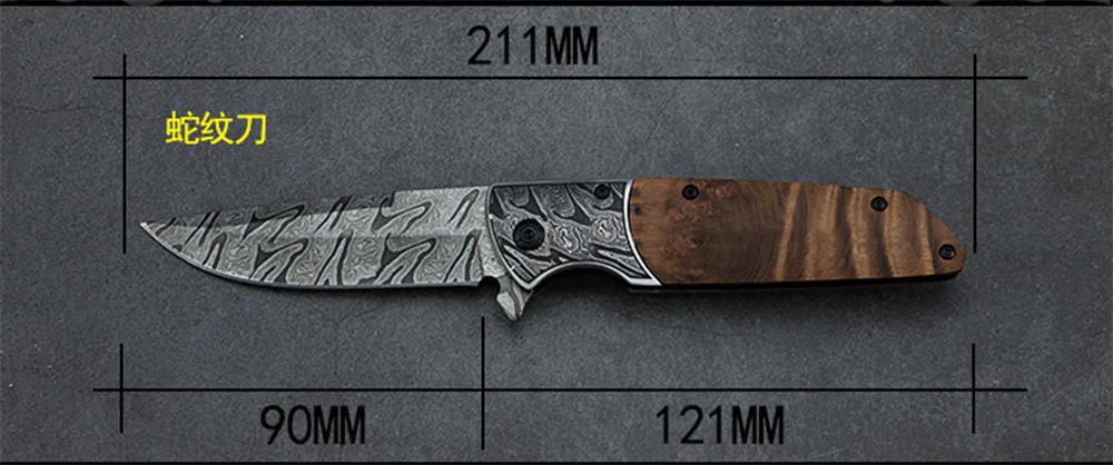 Складной нож OWL OD102 карманный нож-Сокол с черной ручкой охотничий тактические