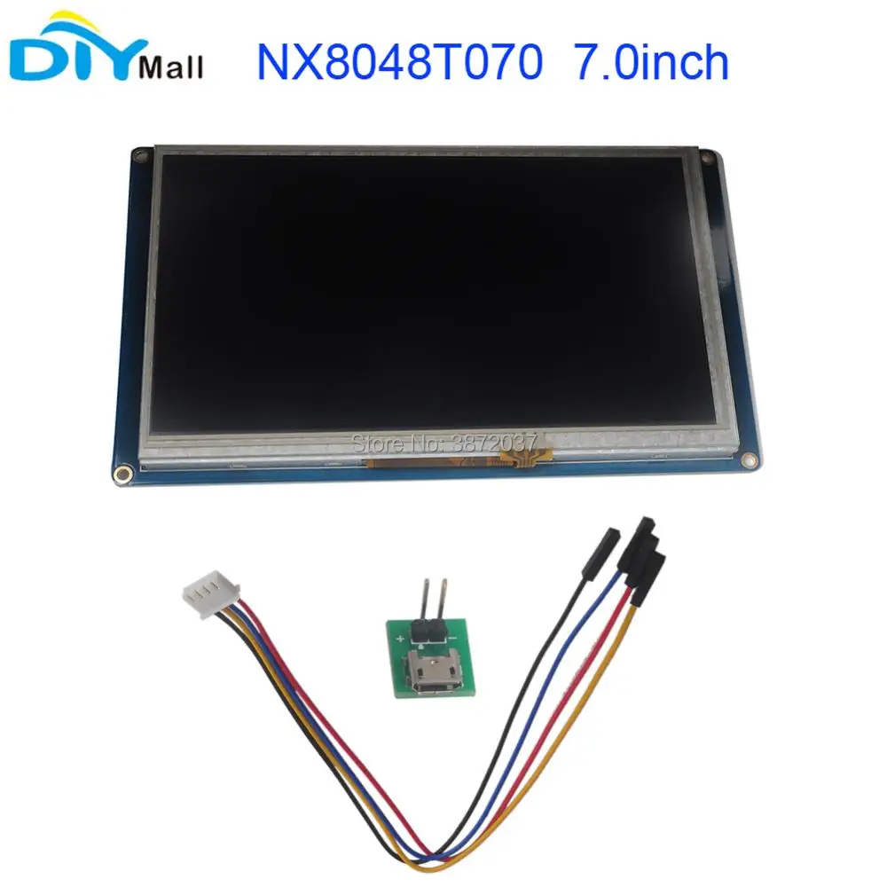 

Nextion 7.0" TFT 800x480 NX8048T070 HMI Resistive Touch Screen UART Smart Display Module for Arduino Raspberry Pi ESP8266