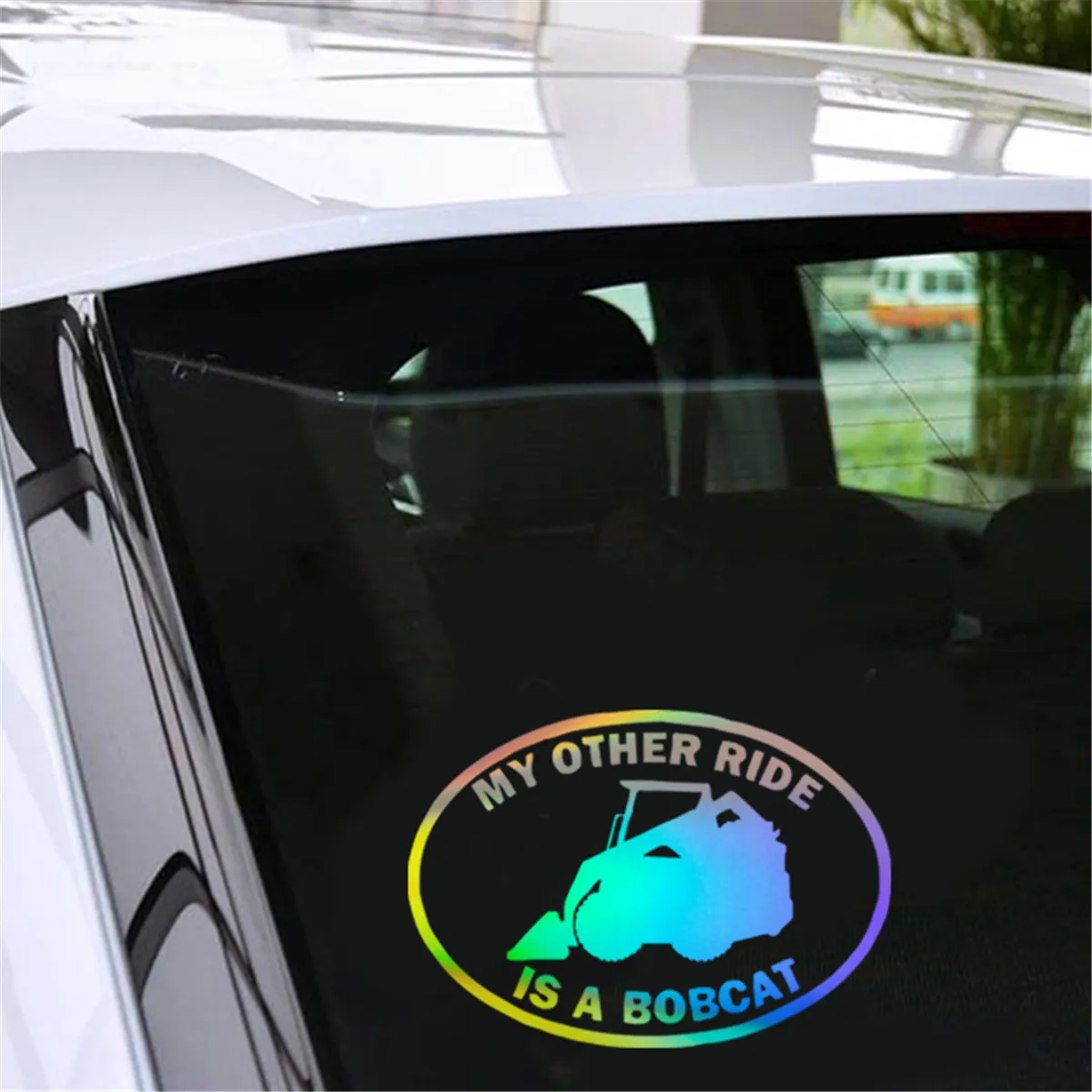 Моя другая езда это Bobcat Window Glass Truck автомобильная наклейка для ноутбука Ван декор