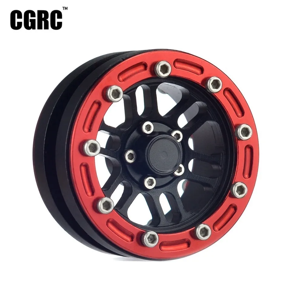 4 шт. сплав металл 1 9 дюймов ступицы колеса Beadlock Обода для 1/10 RC автомобиль