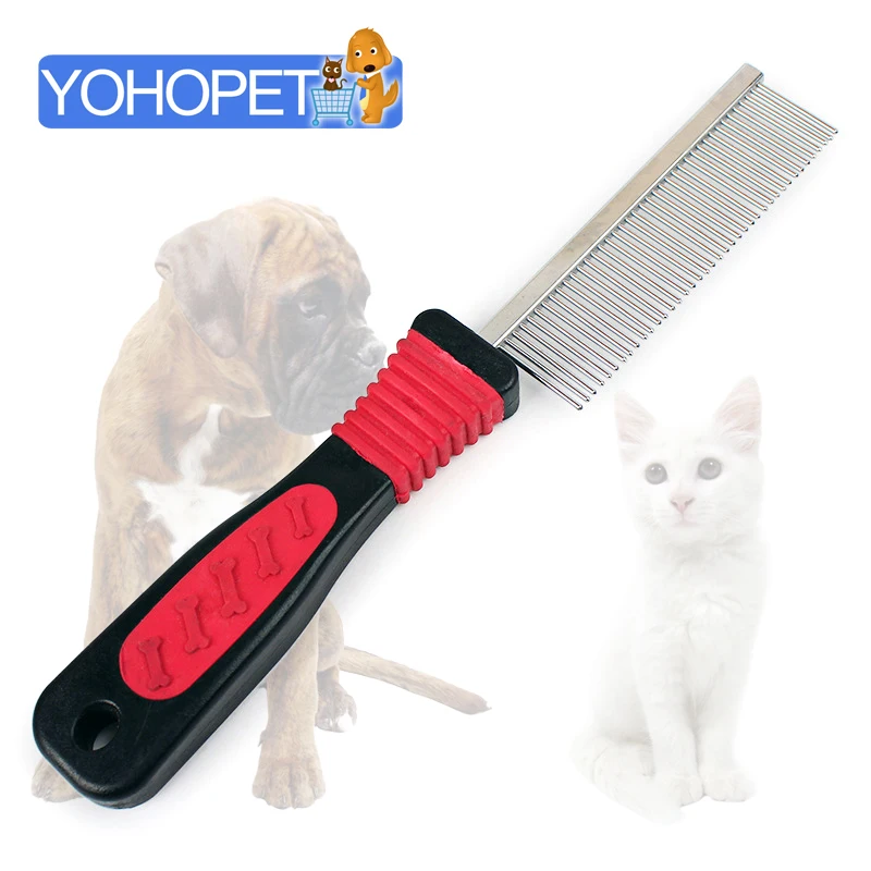 

Pet dog cat hair comb Dog Grooming Tools dog cat Cleaning Slicker Brush pet Grooming Hair pet Bone Footprint Single side comb