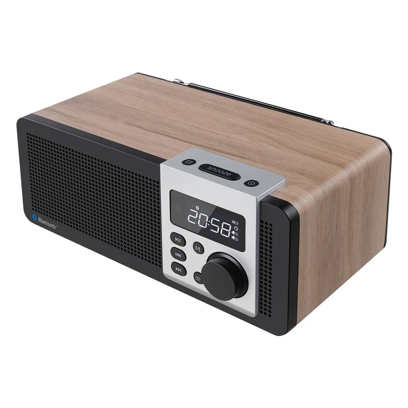 CLAITE дистанционного Управление дома bluetooth динамик на рабочий стол будильник MP3