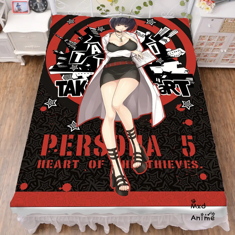 Японская игра Аниме Persona5 постельное белье покрывало мультяшное подарок для