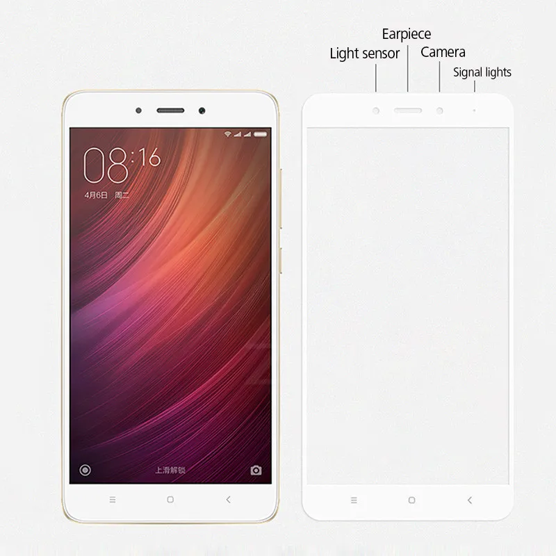 Защитное стекло закаленное 9H HD для Xiaomi Redmi Note 4|Защитные стёкла и плёнки телефонов|