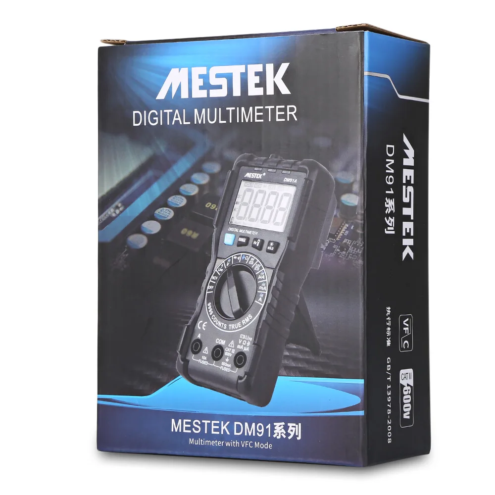 MESTEK DM91/DM90/DM91A мини мультиметр Цифровой 2000 отсчетов тестер многометровый