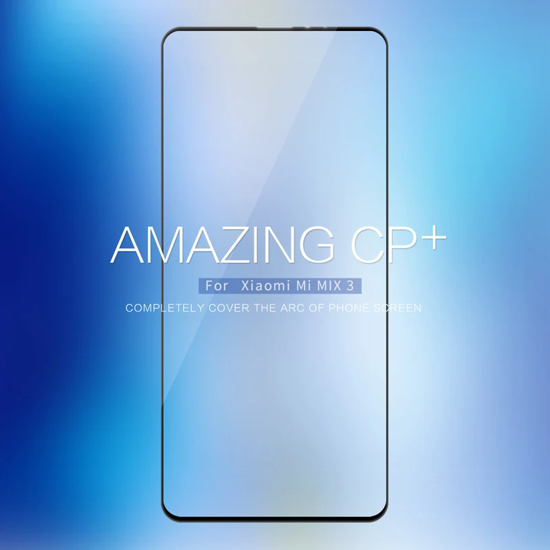 2.5D arc cuvred полное покрытие стекло для Xiaomi MI MIX 3 закаленное Nillkin CP + Защитная пленка