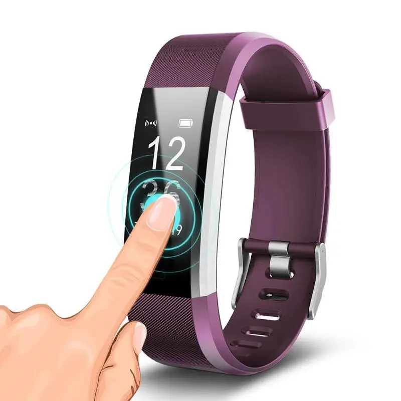 ID 115 Plus HR смарт-монитор сердечного ритма Водонепроницаемый Фитнес-трекер часы |