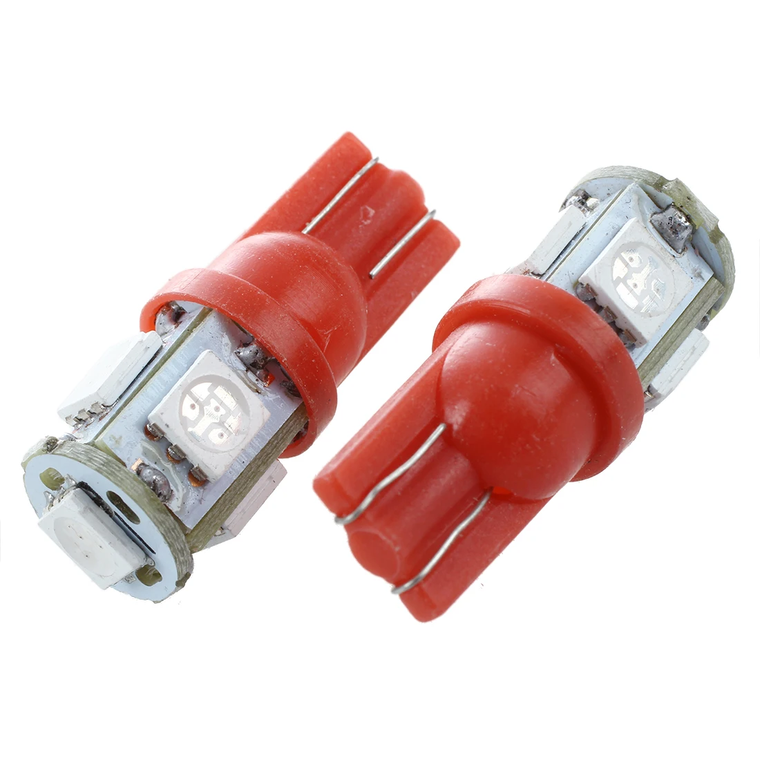 2x T10 W5W 5 SMD 5050 Светодиодные лампы для парковки с красным светом|Светодиодные и
