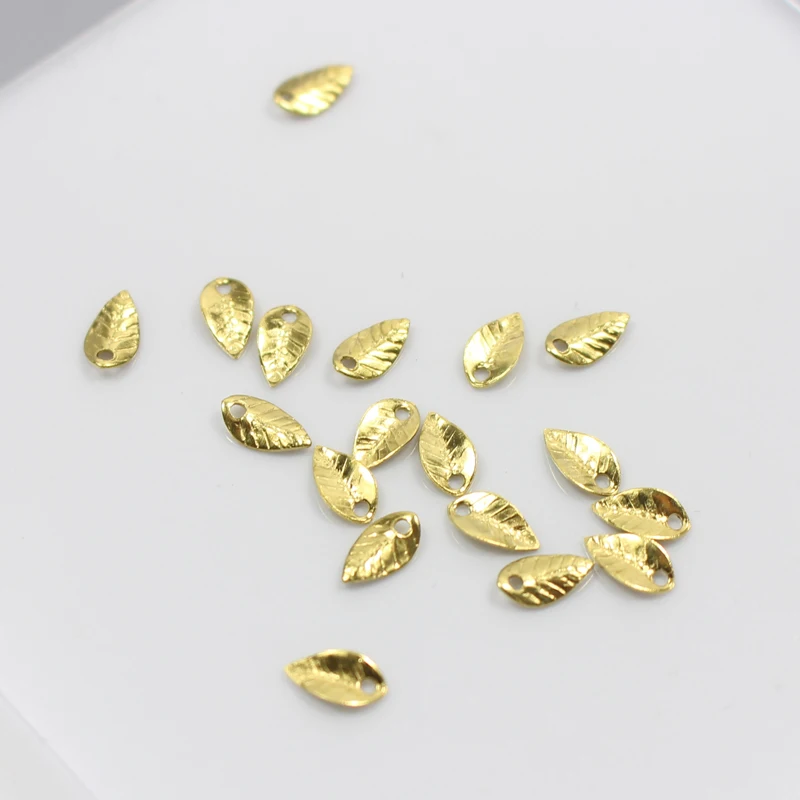 100 шт. латунные бусины для бижутерии 4 х7 мм|flower pieces|for making jewelryaccessories for jewelry |