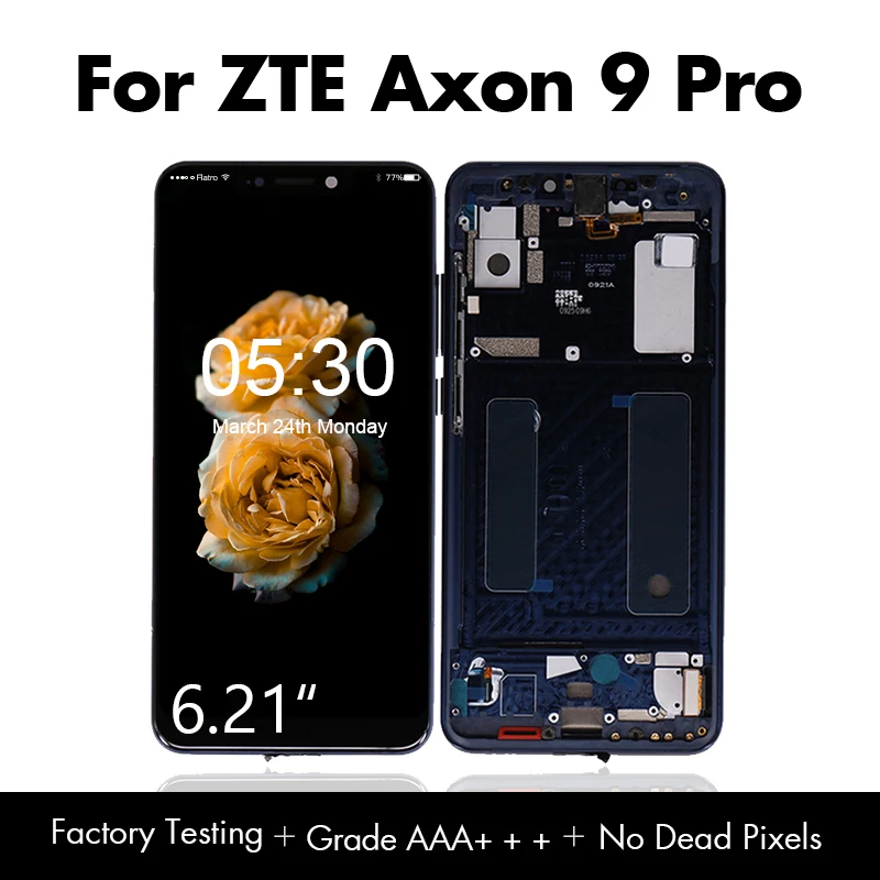 Новый оригинальный ЖК-дисплей для ZTE Axon 9 Pro + кодирующий преобразователь