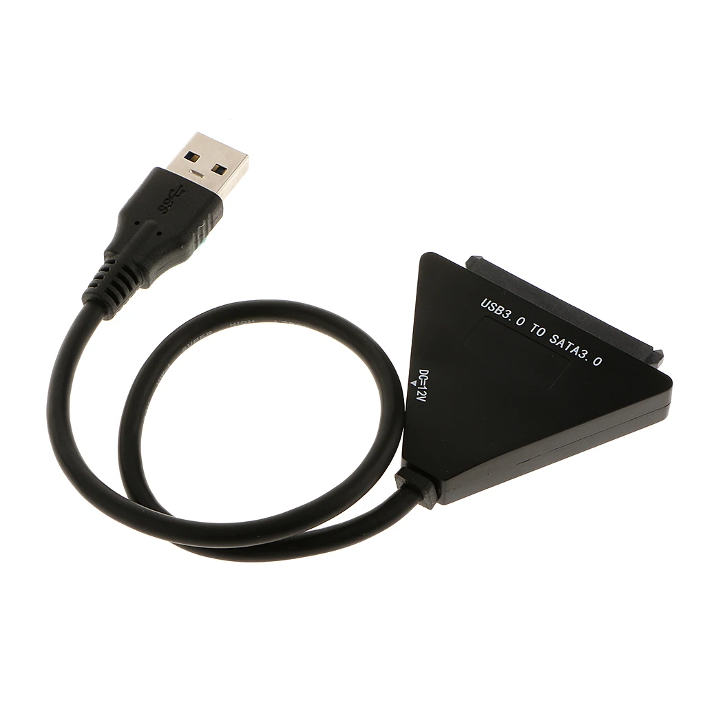 Переходный кабель USB 3 0 к 7 + 15P SATA 12 В DC HDD SSD жесткий диск конвертер | Компьютеры и