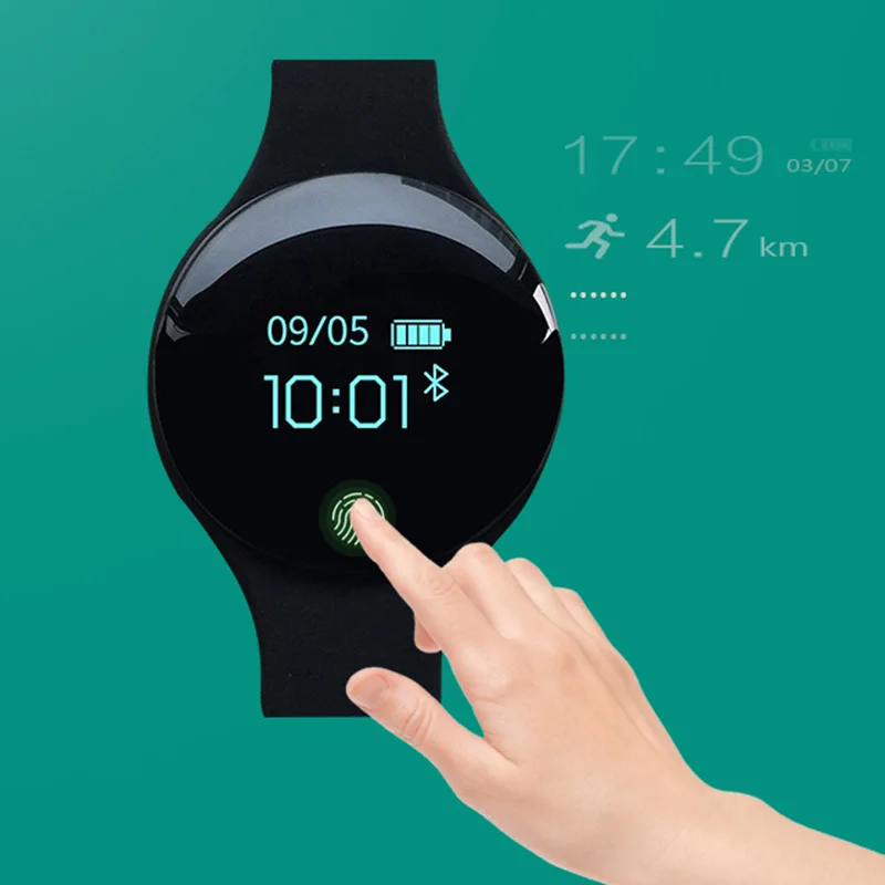 Сенсорный экран Smartwatch обнаружения движения смарт часы Спорт Фитнес для мужчин