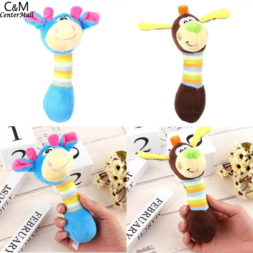 23g Синие игрушки плюшевые милые в форме животных звуковая собака кошка