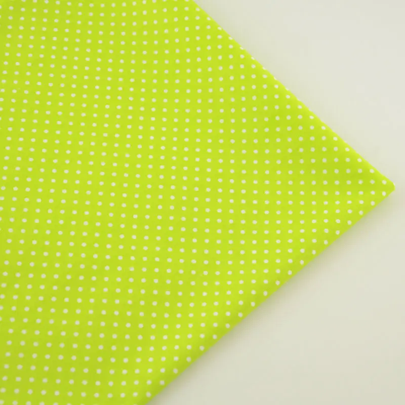 Small White Dot Patchwork Green Cotton Fabric Tecido Decoration Sewing Children Cloth Craft Bedding Curtain Fat Quarter Art Work | Дом и сад