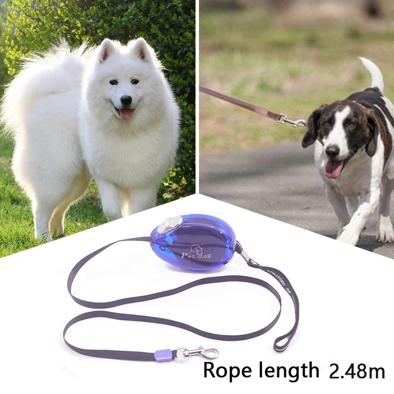 Small Medium Pet Automatic Telescopic Lead Walking Leashes Retractable Dog Leash Training Extending Traction Rope Drop Shipping | Дом и сад