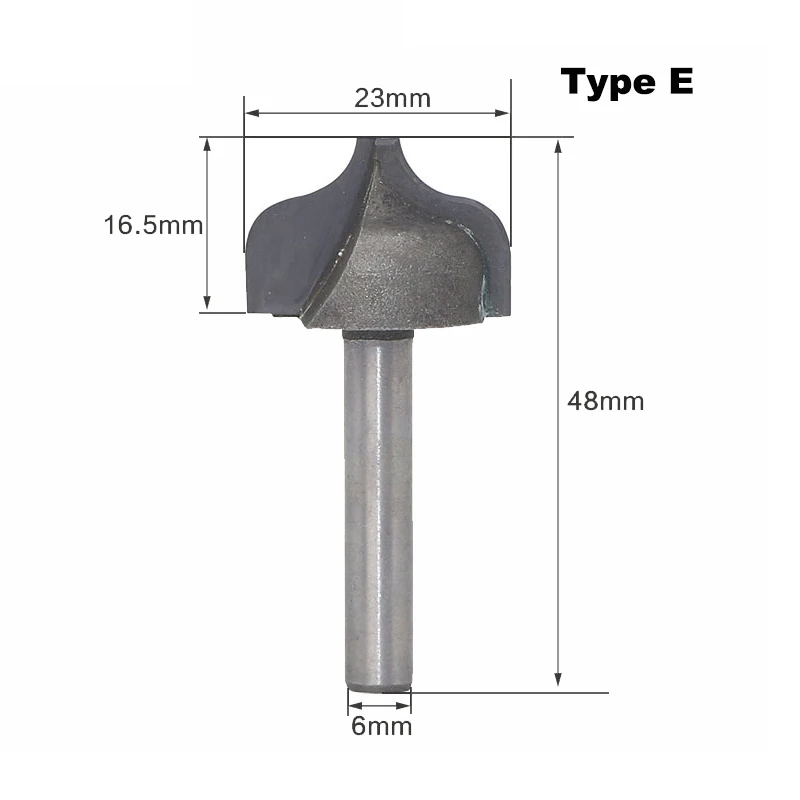 5Pcs 6Mm Lace Knife Open End Carving Bit 3D Woodworking Insert Router Cnc Wood Cutter | Инструменты
