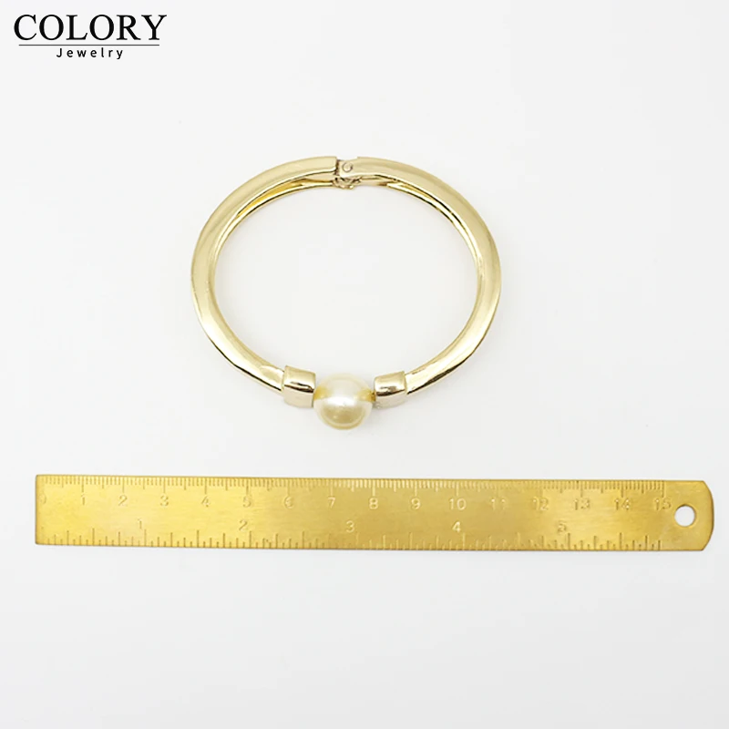 Fashion Jewelry Model Handmade Copper Alloy Women Pearl Bracelet bangle | Украшения и аксессуары