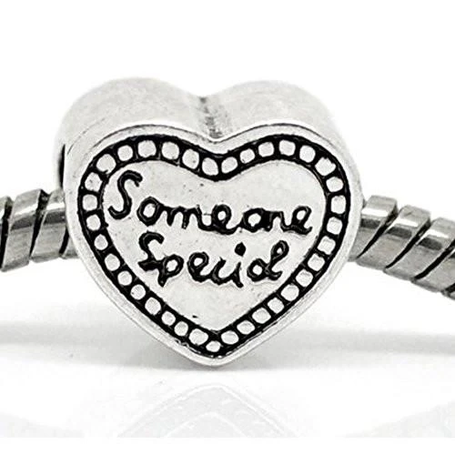 &quotSomeone Special&quot Heart Bead European Compatible for Most Snake Chain Bracelet | Украшения и аксессуары