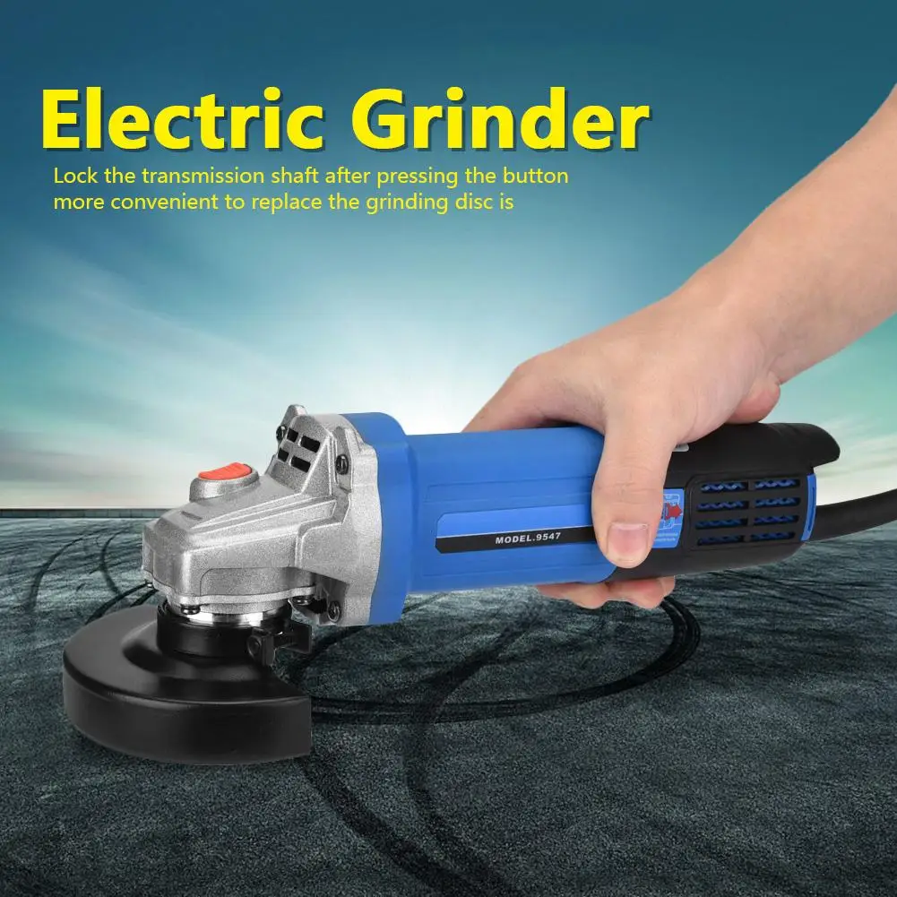 

Angle Grinder 1020W 11000r/min Multi Function Angle Grinder Electric Angle Grinding Machine 220V EU plug