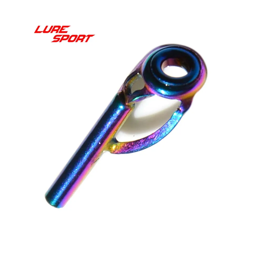 LureSport 4 шт. LG Top guide Rainbow frame голубое кольцо guidefishing rod repair Rod Building component Repair DIY