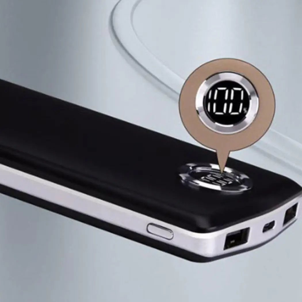 Пользовательский логотип 20000 мАч Внешний аккумулятор с двумя usb портами