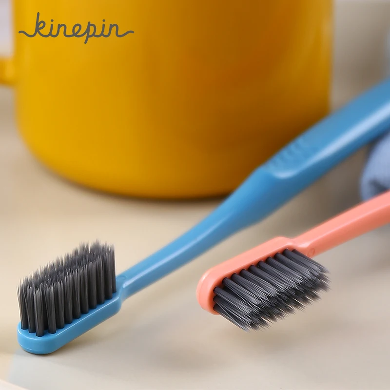 Зубная щетка KINEPIN Binchoutan с конической щетиной Экологичная тонкая зубная тонким