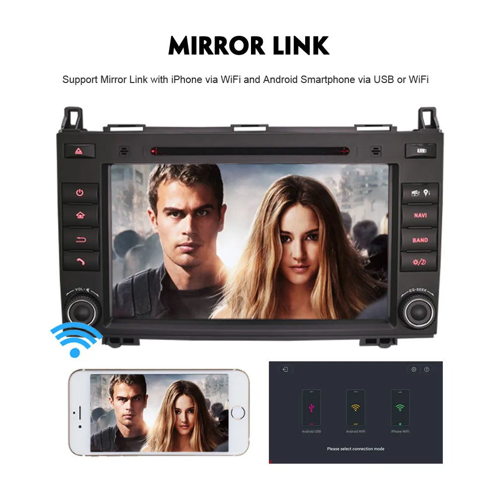 DAB + Android 8 1 Авторадио четырехъядерный Sat Nav WiFi 4G Bluetooth CD SD для автомобильного