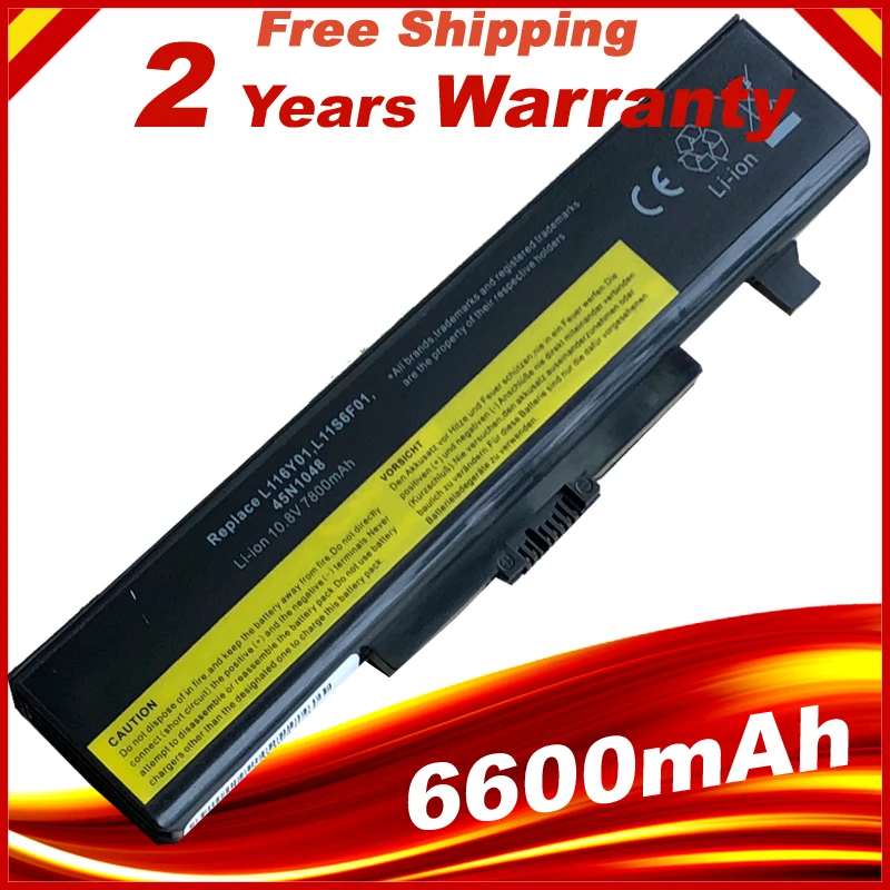 Аккумулятор для ноутбука Lenovo IdeaPad Y480 Y480P Y480N Y580 Y580P Z485 Z480 Z380 G580 G480 7800