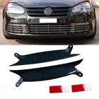 1 пара накладки на фары для VW для Volkswagen GOLF GTI JETTA R32 RABBIT MK5 2006-2009