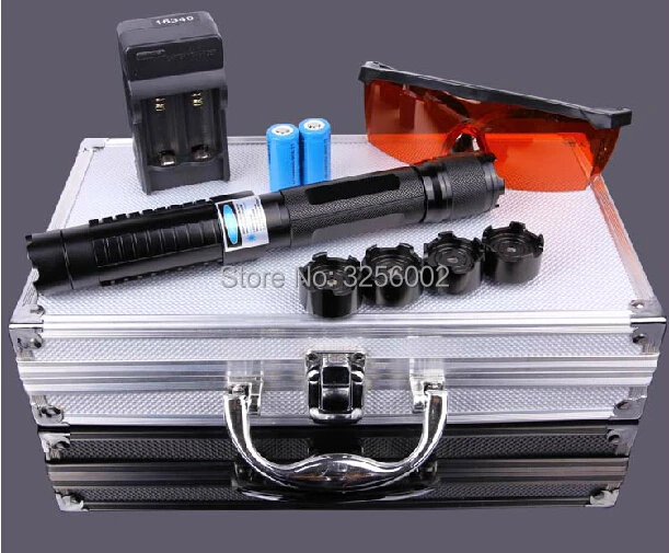 

High Power Military Blue Laser Pointer 100w 100000m 450nm Flashlight Light Burning Match Candle Lit Cigarette Wicked Hunting
